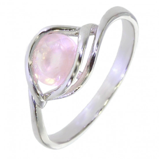 Ring 22-09 Rose Quartz Sterling Silver
