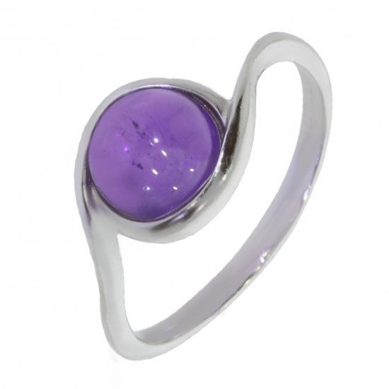 Ring 22-08 Amethyst Sterling Silver
