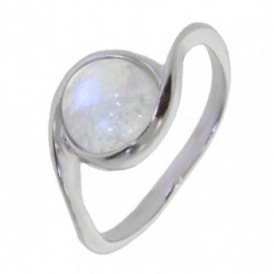 Ring 22-08 Moonstone Sterling Silver