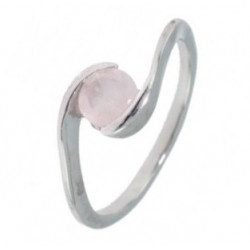 Ring 22-07 Rose Quartz Sterling Silver
