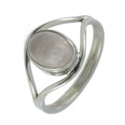Ring 22-04 Rose Quartz Sterling Silver