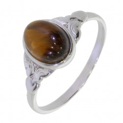 Ring 22-03 Tiger's Eye Sterling Silver