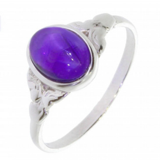Bague 22-03 améthyste argent
