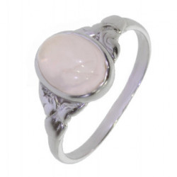 Ring 22-03 Rose Quartz Sterling Silver