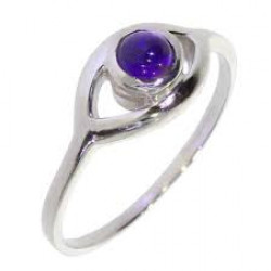 Ring 18-02 Amethyst Sterling Silver