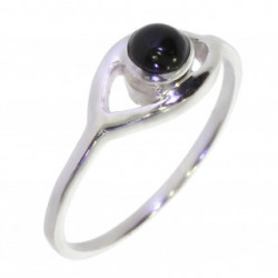 Ring 18-02 Black Onyx Sterling Silver