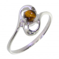 Ring 18-01 Tiger's Eye Sterling Silver