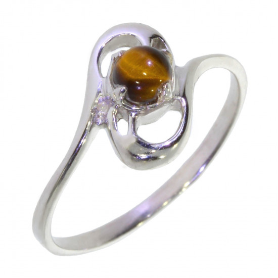 Ring 18-01 Tiger's Eye Sterling Silver
