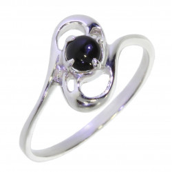 Ring 18-01 Black Onyx Sterling Silver