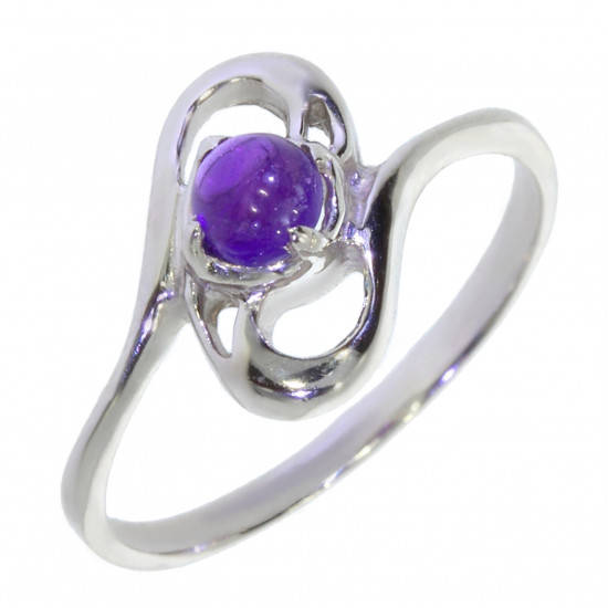 Ring 18-01 Amethyst Sterling Silver