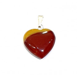 mookaite heart pendant 
