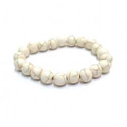 Howlite Bracelet 10mm