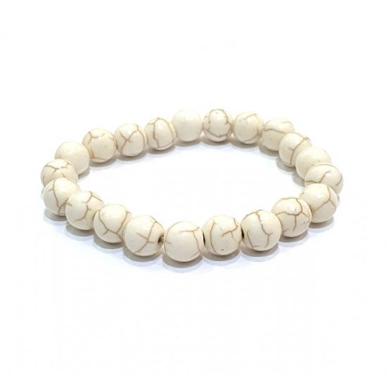 Howlite Bracelet 10mm
