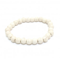 Howlite Bracelet 8mm