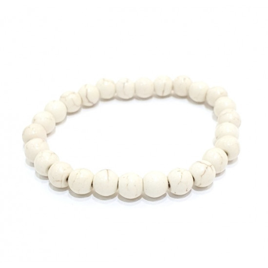 Howlite Bracelet 8mm
