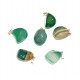 green agate pendant