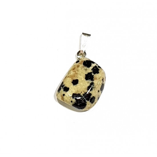 dalmation jasper pendant