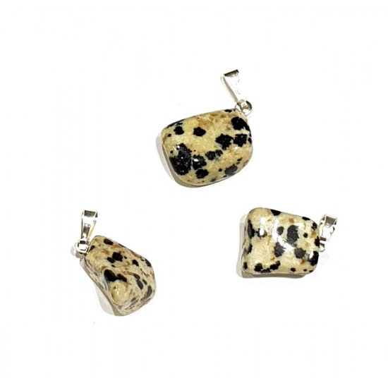 dalmation jasper pendant