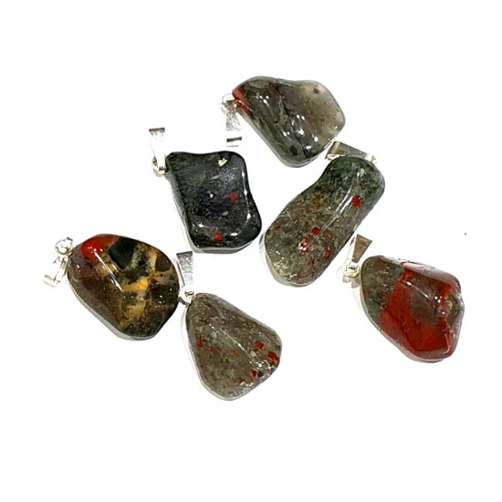 heliotrope jasper pendant