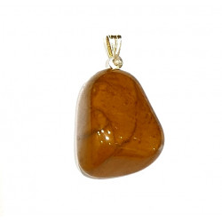 pendentif jaspe jaune