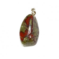 dragon blood jasper pendant