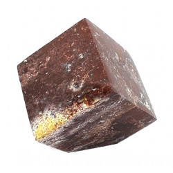 cube jaspe orbiculaire rouge