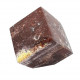 Red orbicular jasper cube