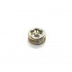 silver rhinestone spacer bead silver rhinestone spacer bead