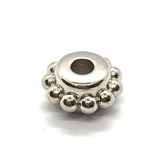 bead silver spacer