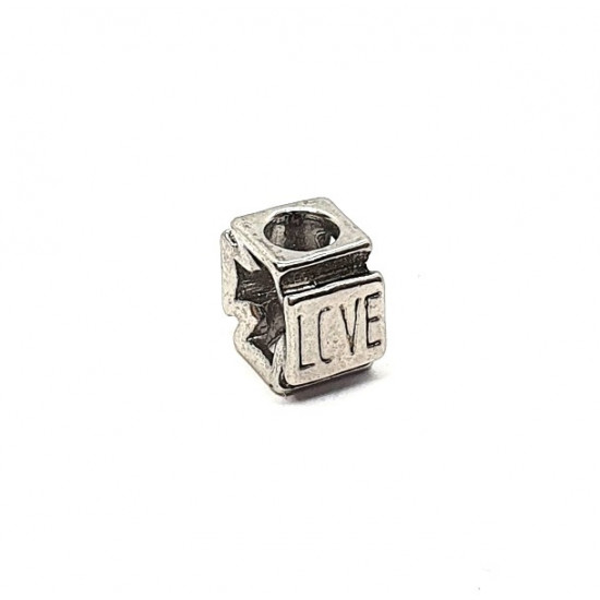 bead silver spacer