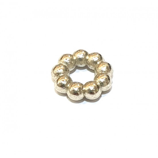 bead silver spacer