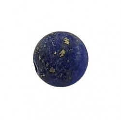 matte lapis lazuli bead 10mm