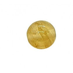 Bead Yellow Hematoid Quartz 10mm