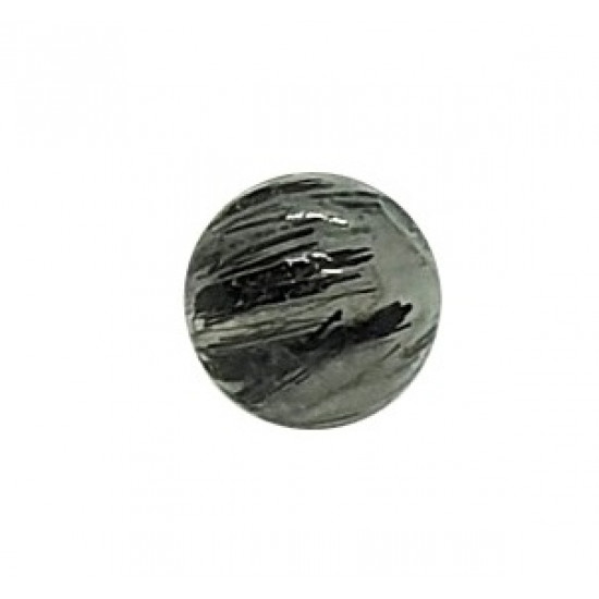 Bead Tourmalated Quartz 10mm Bead Tourmalated Quartz 10mm