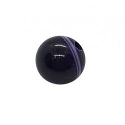 bead purple agate 10mm
