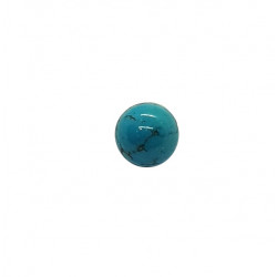 perle turquoise 6mm