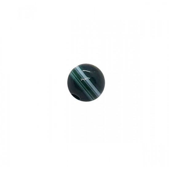 bead green agate 6mm