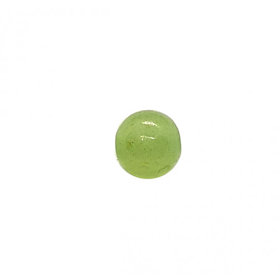 bead green chalcedony 6mm