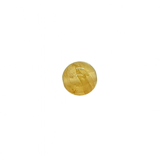 bead yellow hematoid quartz 6mm