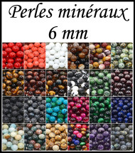 Mineral beads 6mm Mineral beads 6mm