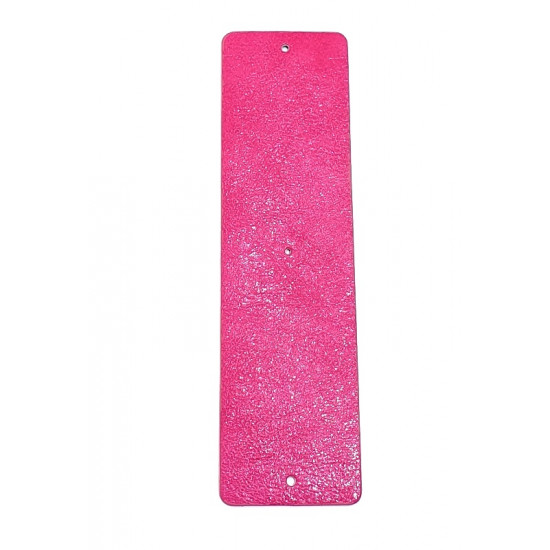Cuir 40 mm fushia/gris