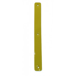 Leather strap 14 mm khaki / gold