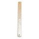 Leather strap 14 mm khaki / gold