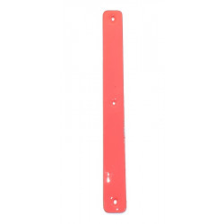 Leather Strap 14 mm pink / silver