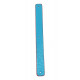 Leather strap 14 mm turquoise / pink
