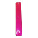 Cuir 25 mm fushia métallisé/turquoise