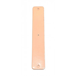 Leather strap 25 mm salmon / sand