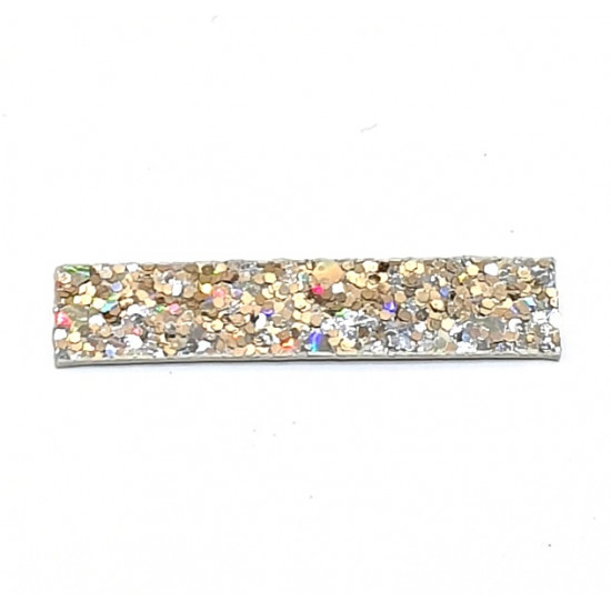 Cuir pour bague pailleté/blanc