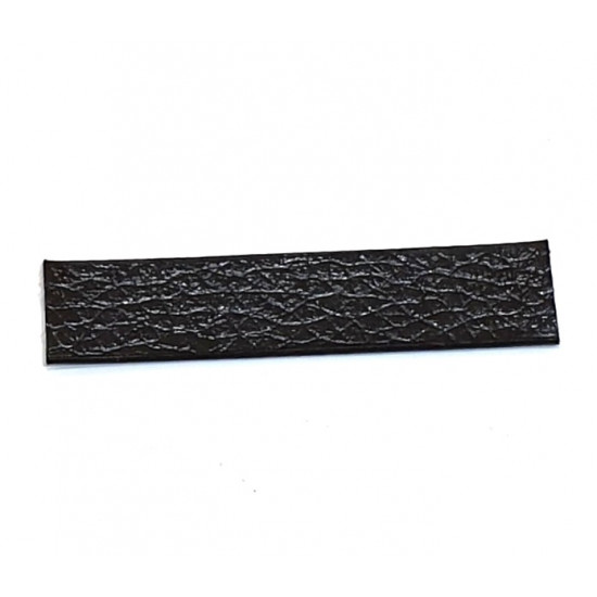 Cuir pour bague nacré/noir
