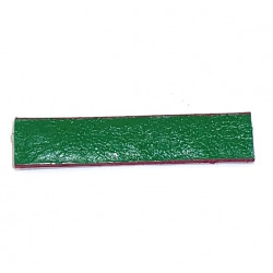 Cuir pour bague vert/rose